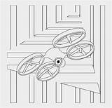 Coloring Drone Pages Aerial Unmanned Vehicle Book Jing Fm sketch template