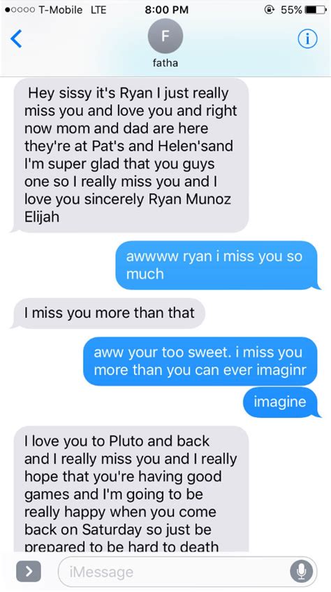 little brother sends insanely heartwarming text convo to sister but