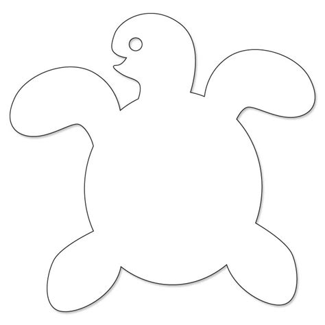 template   turtle clipart