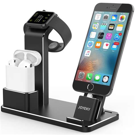 apple  charger jesky apple  stand dock airpods accessories aluminum iphone dock
