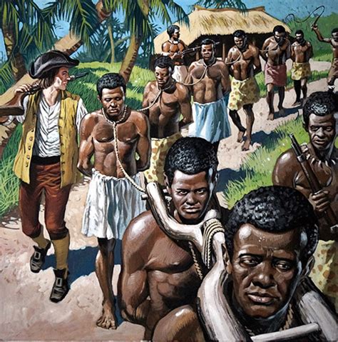 The Slave Trade By Roger Payne At The Illustration Art Gallery