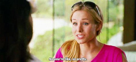 kristen bell no youre like so pretty find and share on giphy