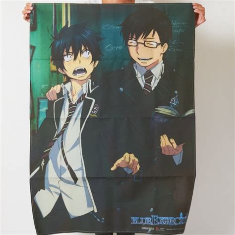 Blue Exorcist Rin And Yukio Fabric Poster