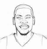 Kd Coloring Pages Outline Durant Kevin Shoes Getdrawings Printable Print Getcolorings sketch template