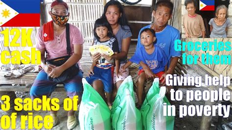 giving    poor filipino family  september   filipinos
