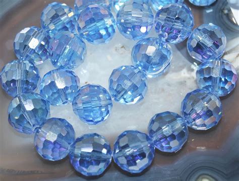 stones mm faceted crystal quartz faceted  gemstone loose beads
