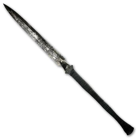 hand forged spear sword antiqued full tang spear staff combat zulu iklwa swords karatemartcom