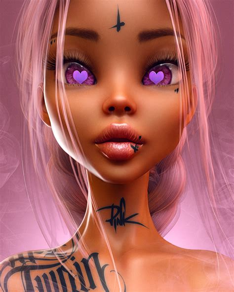 Digital Portrait Art Digital Art Girl Digital Artist Black Love Art