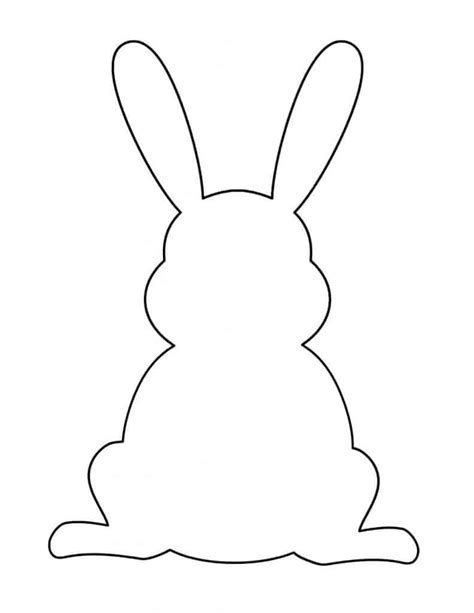 printable bunny template