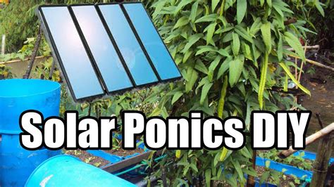 solar powered aquaponics youtube