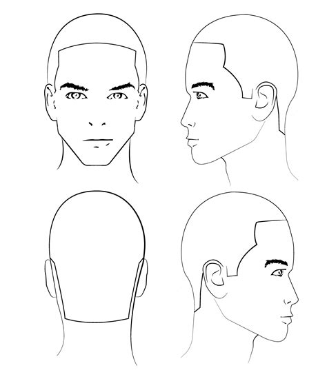 head template drawing