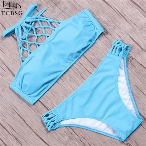 Tcbsg 2019 New Arrival Sexy Brazilian Bikinis Halter Bikini Set