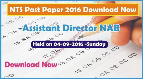 nts  paper assistant director nab   papers job test paper