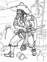 Vecchio Piraten Pirates Colorkid Pirata Piratas sketch template