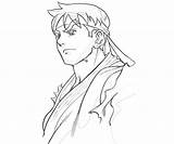 Coloring Pages Ryu Fighter Street Template Getdrawings sketch template