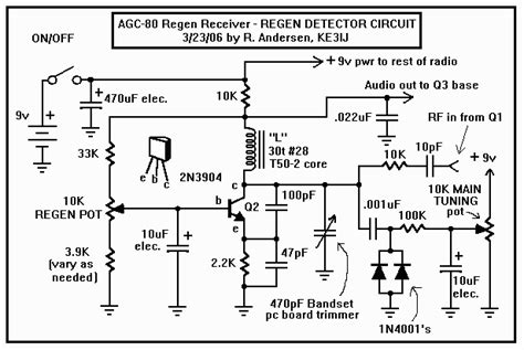 regenerative receiver  agc   meters    mhz shortwave  repository circuits