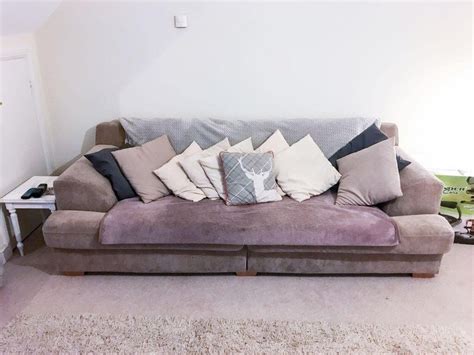 beautiful light beige fabric sofa  ferndown dorset gumtree