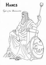 Hades Mythology Zeus Study 2686 sketch template