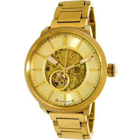 armani exchange armani exchange mens ax gold stainless steel automatic dress