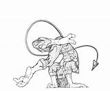 Nightcrawler Coloring Pages Getcolorings Skill sketch template