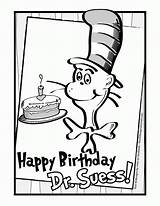 Seuss Dr Coloring Pages Birthday Happy Printable Suess March Thing Template Preschool Party Pdf Print Wind Ham Eggs Drawing Wocket sketch template