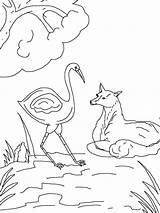 Coloring Pages Stork Storks Birds Movie Popular Print Coloringhome Recommended sketch template
