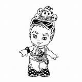 Monster Baby High Coloring Pages Books sketch template