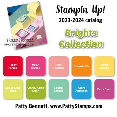 stampin  unboxing color collections video patty stamps