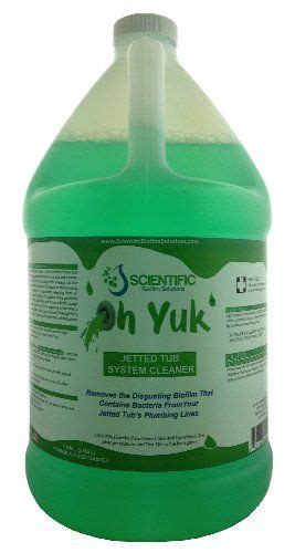 Oh Yuk Jetted Tub System Cleaner Gallon Scientific Biofilm Solutions