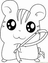 Hamtaro Coloring Sandy Coloringpages101 Pages sketch template