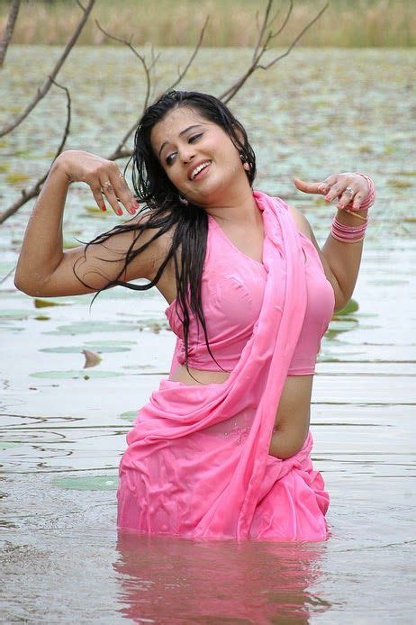 Tamil Films Actress Roopa Kaur Wet In Sari And Blouse Latest Pics