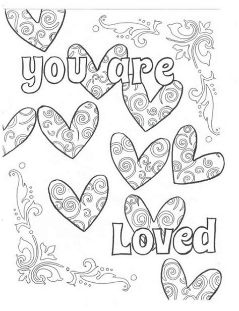romantic love quote coloring pages printable  coloringfoldercom