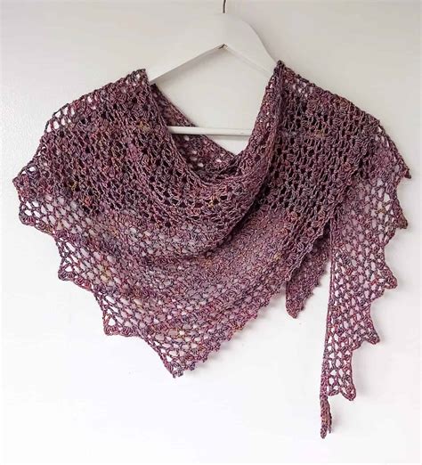 skein crochet shawl pattern tendril annie design crochet