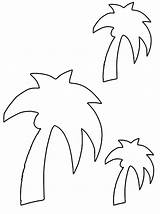 Tree Palm Template Printable Templates Stencil Trees Stencils Print Printables Hawaiian Party Activities Theme Craft Coloring Shape Pumpkin Easy Crafts sketch template