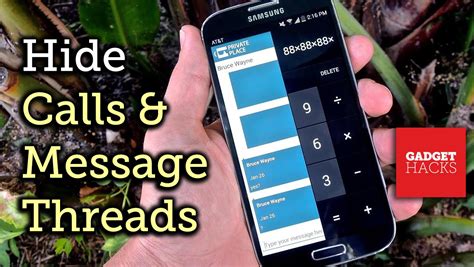 hide android calls messages   calculator app   youtube