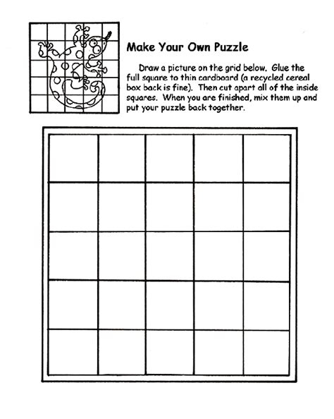 puzzle coloring page crayolacom