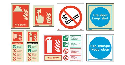 fire warning signs    enforce  fire safety policy
