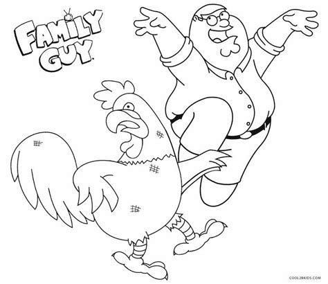 printable family guy coloring pages  kids coolbkids cartoon