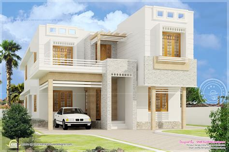 beautiful  bedroom house exterior elevation home kerala plans