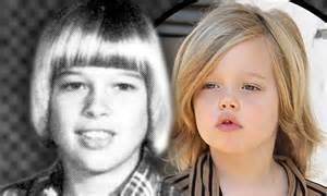 Brad Pitt Is Image Of Daughter Shiloh In His 8th Grade Photo Daily