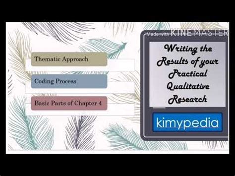 write chapter  qualitative research  practical research