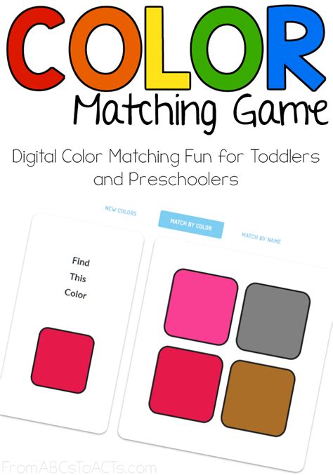 color matching game  kids  abcs  acts  games