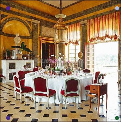 Dining Room At French Chateau Of Jacques Garcia In 2020