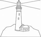 Lighthouse Outline Clipart Clip Coloring Draw Drawing Drawings Easy Simple Scene Lighthouses Alexandria Transparent Line Book Sweetclipart Cartoon Colorable Clipartix sketch template