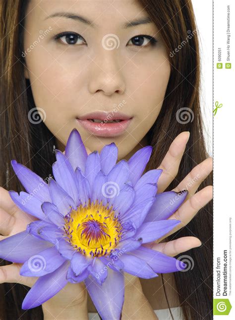 asia beautiful stock image image of lily face chinese