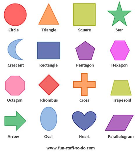 shapes geometricpng  teachhim   pinterest shape kids education