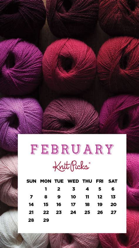 february 2016 calendar knitpicks staff knitting blog