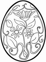 Easter Egg Coloring Pages Printable Print Color Getcolorings Cute sketch template