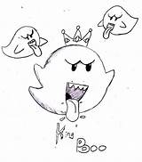 Boo Mario Coloring Pages King Drawing Getdrawings Beanie Valuable Printable Getcolorings sketch template