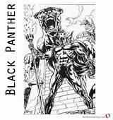 Panther Coloring Marvel Pages Realastic Printable Bettercoloring Color Print sketch template